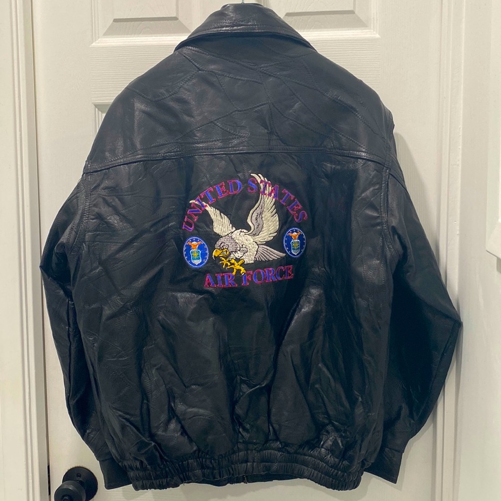 United States Air Force Leather Bomber Jacket